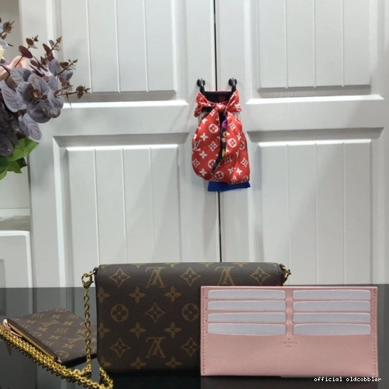 Official oldcobbler LOUIS VUITTON FÉLICIE POCHETTE 0813